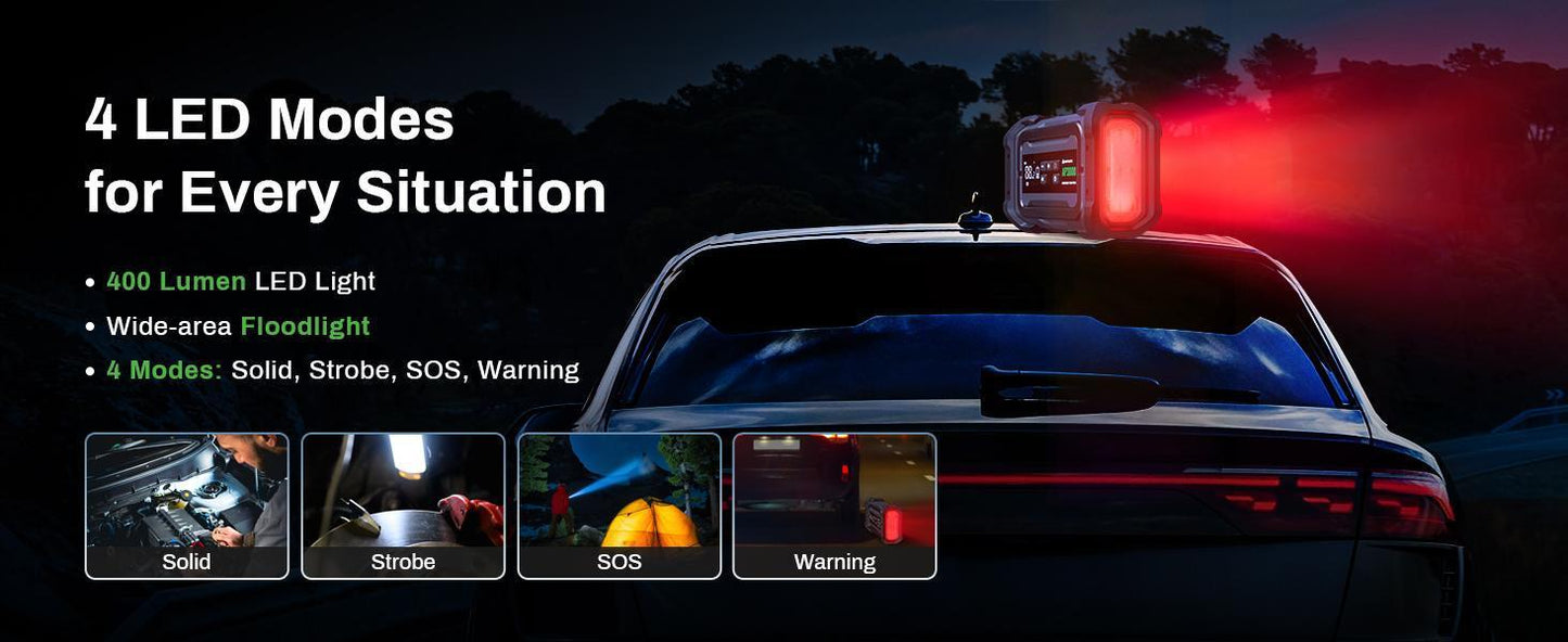 Tek Vortex 3000A Portable Car Emergency Starter Power Supply