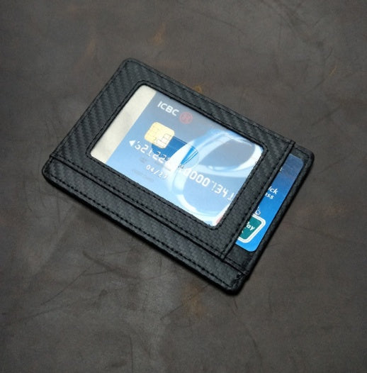 EXINOZ Leather Minimalist Wallet RFID Blocking