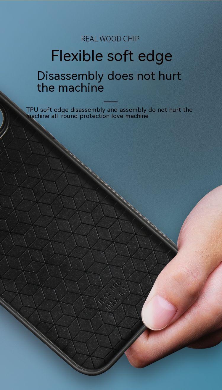 Wood Magnetic All-inclusive Ultra-thin Phone Case