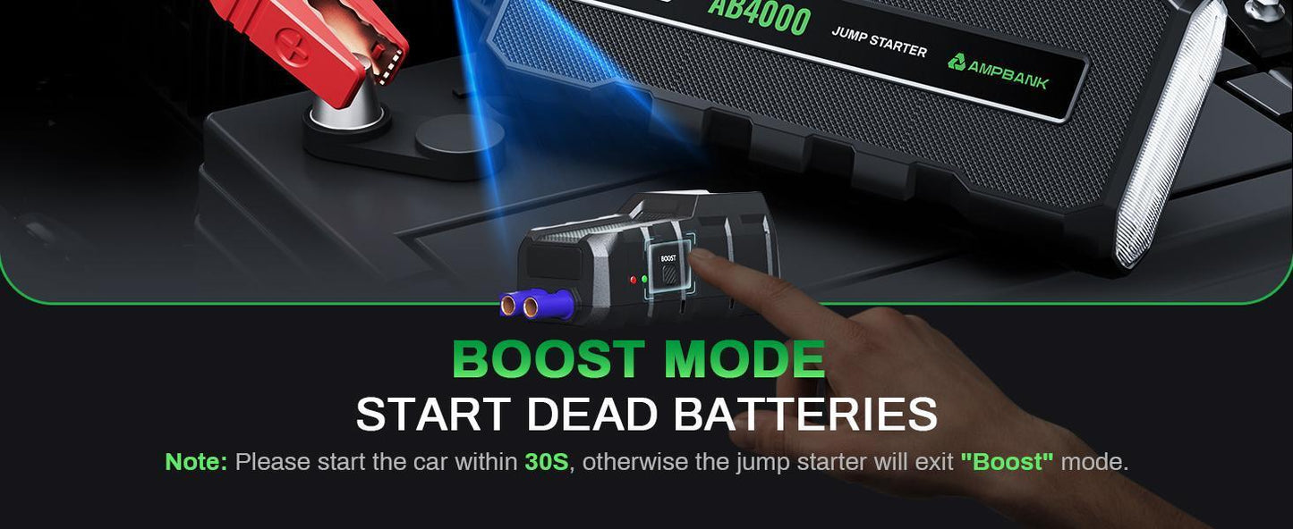 Tek Vortex 4000A Emergency Car Jump Starter