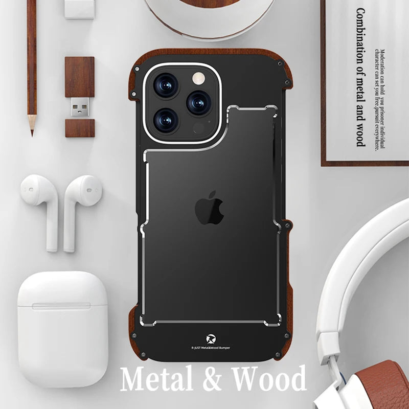 Aluminum Metal Bumper Case for iPhone