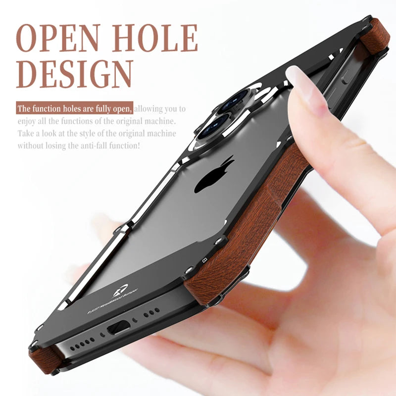 Aluminum Metal Bumper Case for iPhone