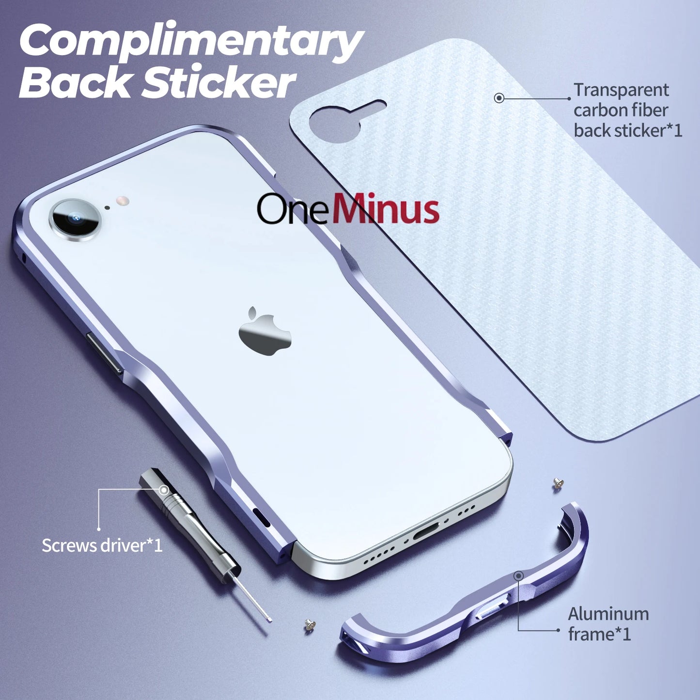 Lightweight Aluminum Metal Frame For iphone