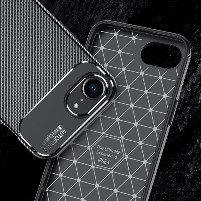 Carbon Fiber Case For iPhone SE