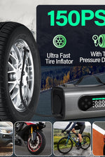 Newest 8 In 1 Portable Car Battery Starter With Air Compressor