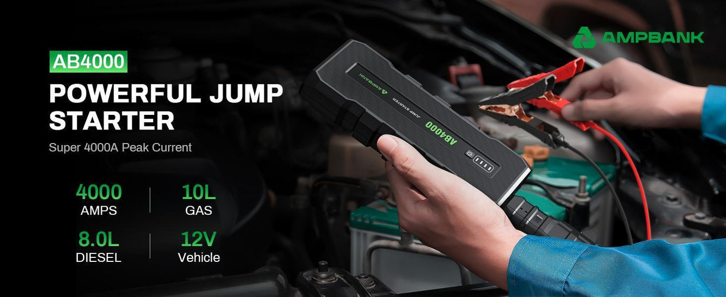 Tek Vortex 4000A Emergency Car Jump Starter