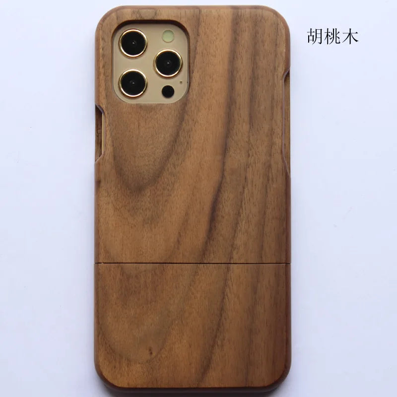 Natura Full Wood Phone Case For iPhone 13 11 12