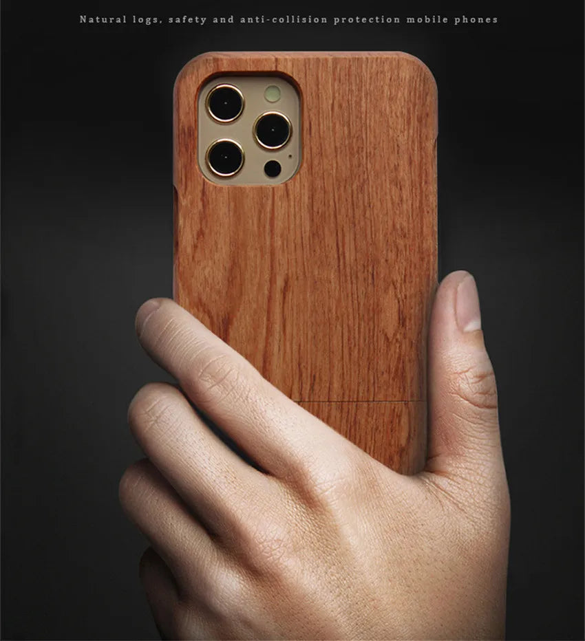 Natura Full Wood Phone Case For iPhone 13 11 12