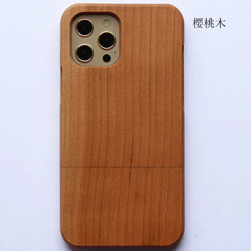 Natura Full Wood Phone Case For iPhone 13 11 12