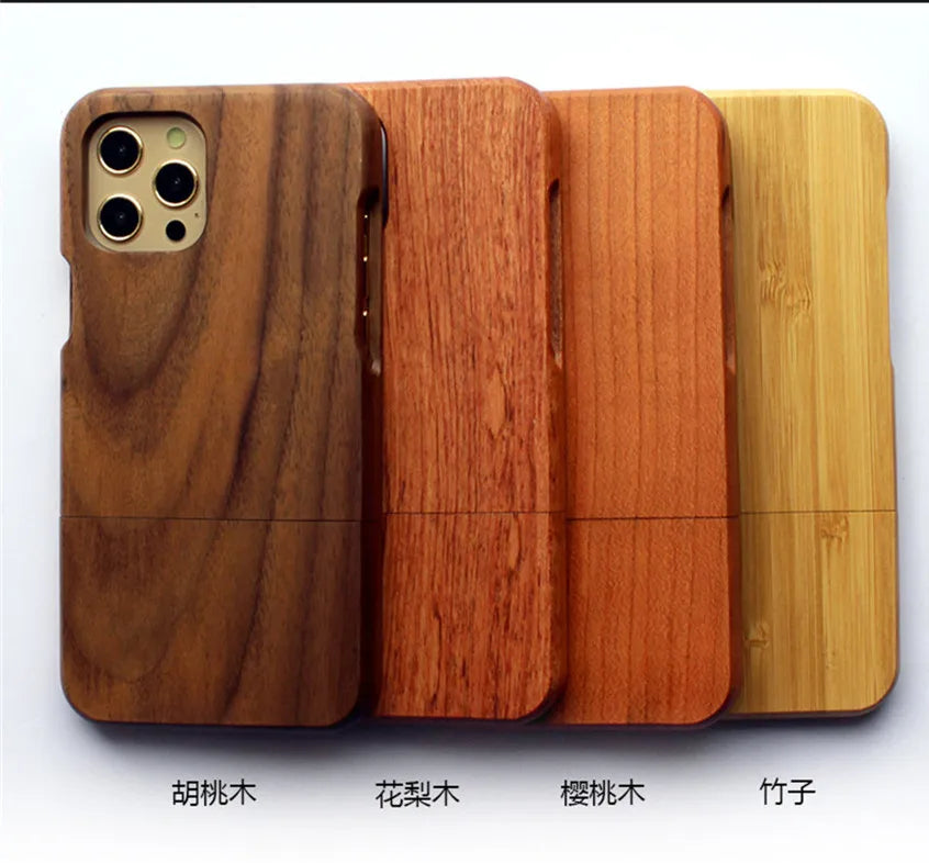 Natura Full Wood Phone Case For iPhone 13 11 12