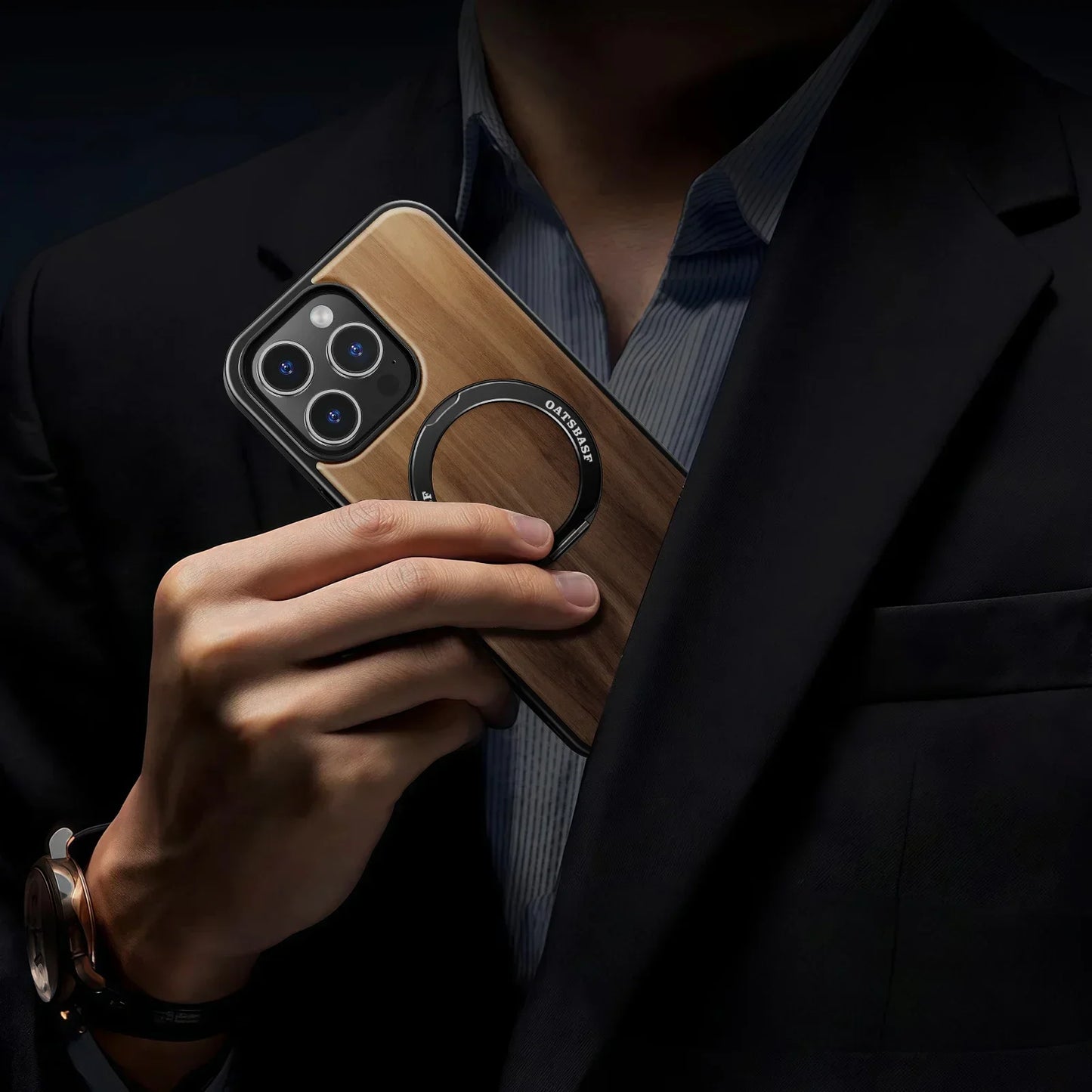 Oatsbasf Wooden Style Phone Case for iPhone
