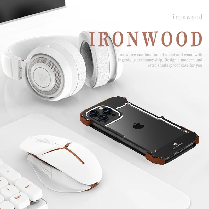 Aluminum Metal Bumper Case for iPhone