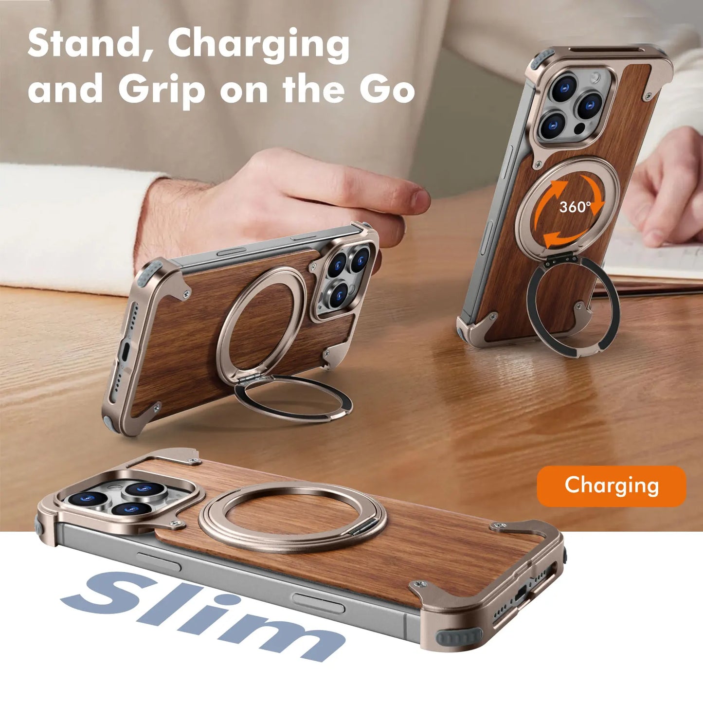 Eary Solid Wood Phone Case