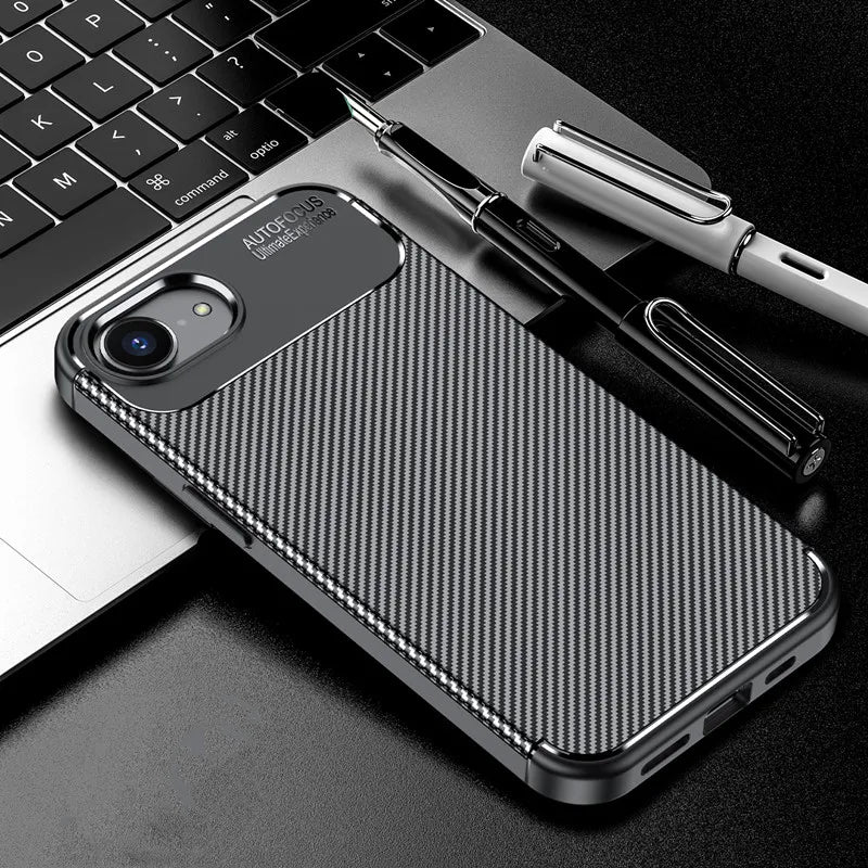 Carbon Fiber Case For iPhone SE