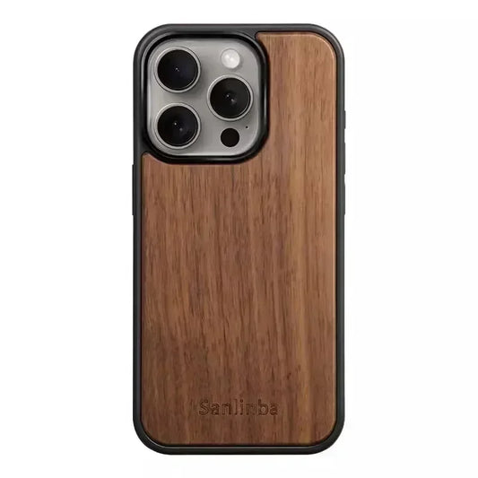iPhone 14 15 16 Pro Max Free Personalized Custom Solid Wood Phone Case