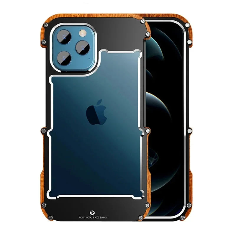 Wood Border Phone Case For IPhone