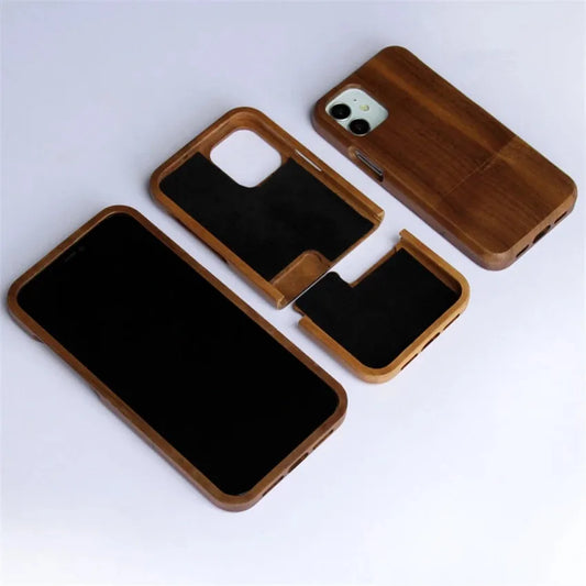 Natura Full Wood Phone Case For iPhone 13 11 12