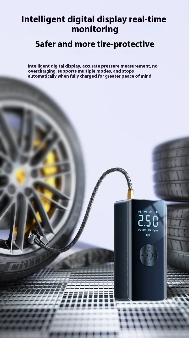 Car Multi-function Air Compressor Jump Starter