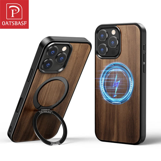 Oatsbasf Wooden Style Phone Case for iPhone