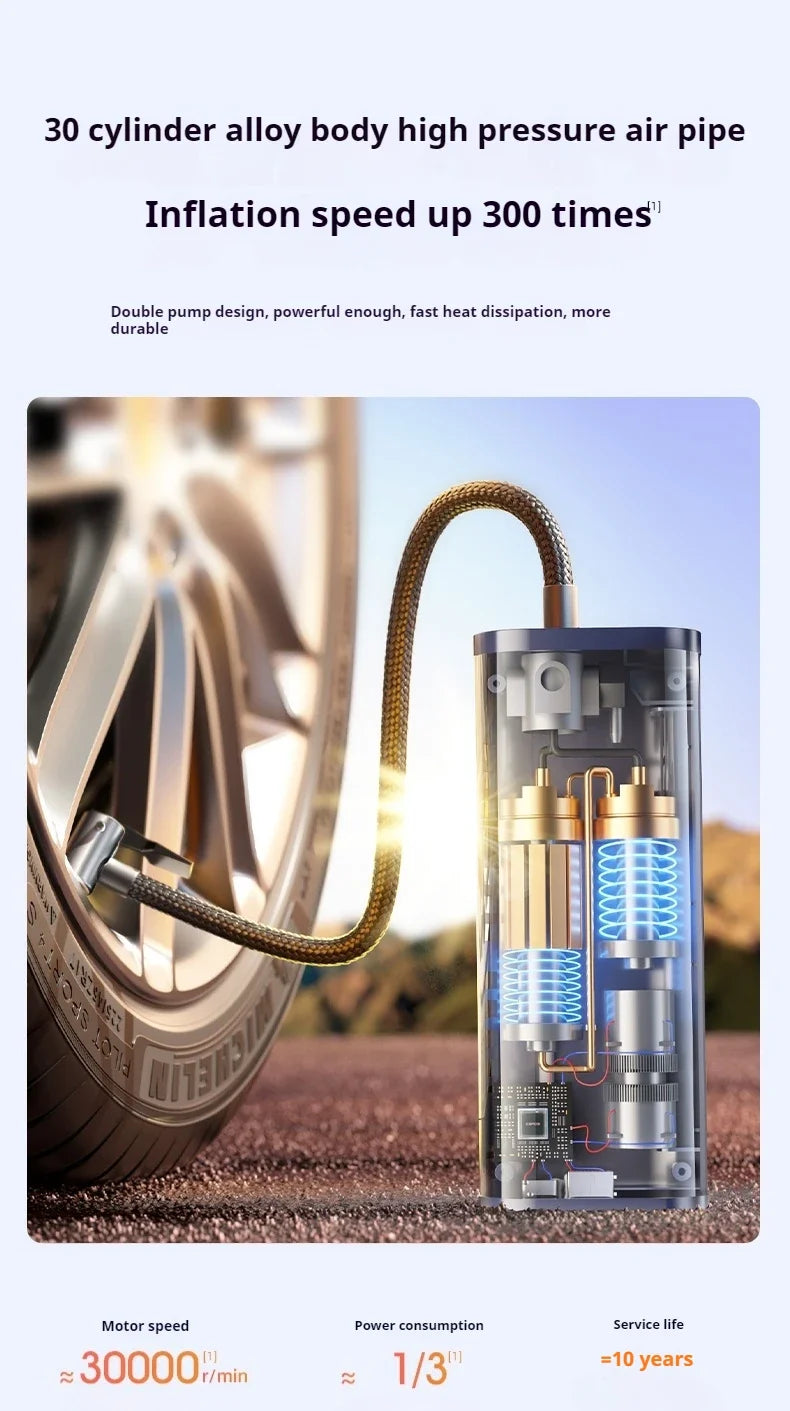 Car Multi-function Air Compressor Jump Starter