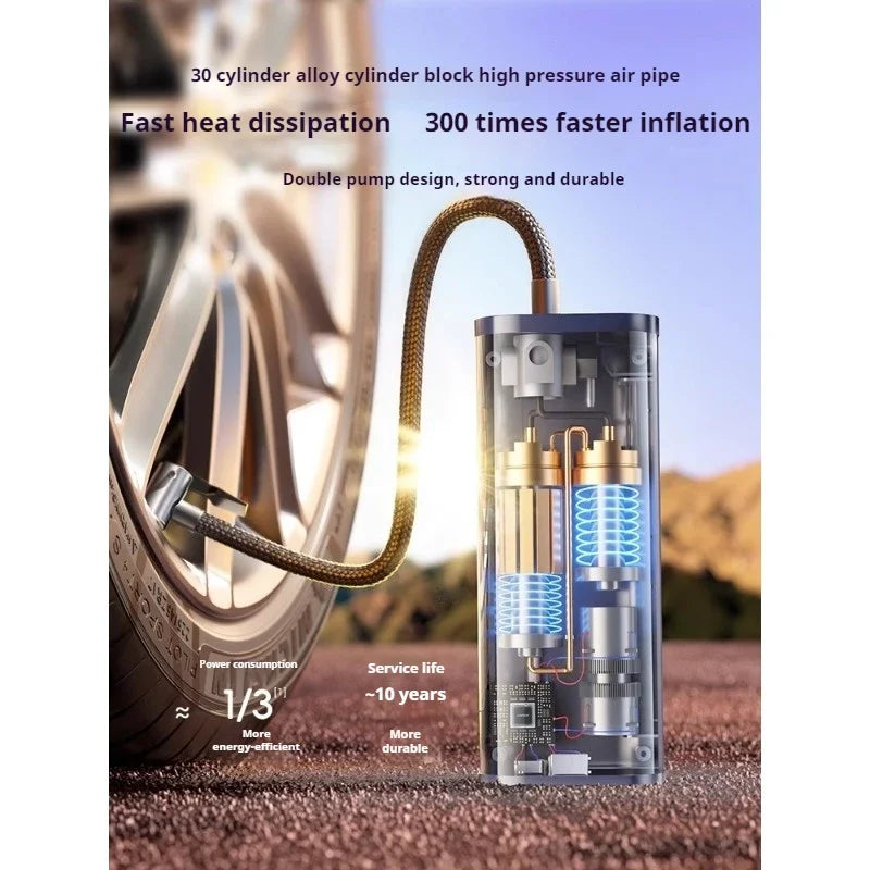 Car Multi-function Air Compressor Jump Starter