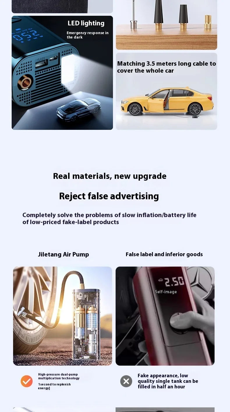 Car Multi-function Air Compressor Jump Starter