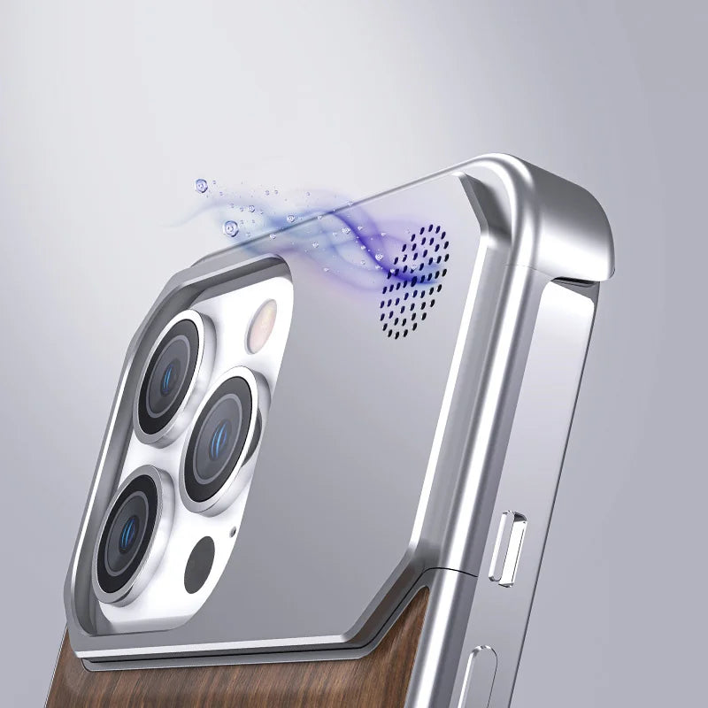 Wood And Steel IPhone Case