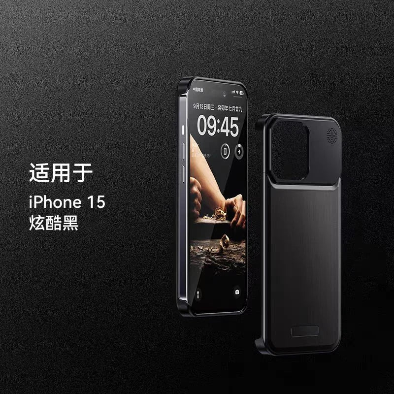 Wood And Steel IPhone Case