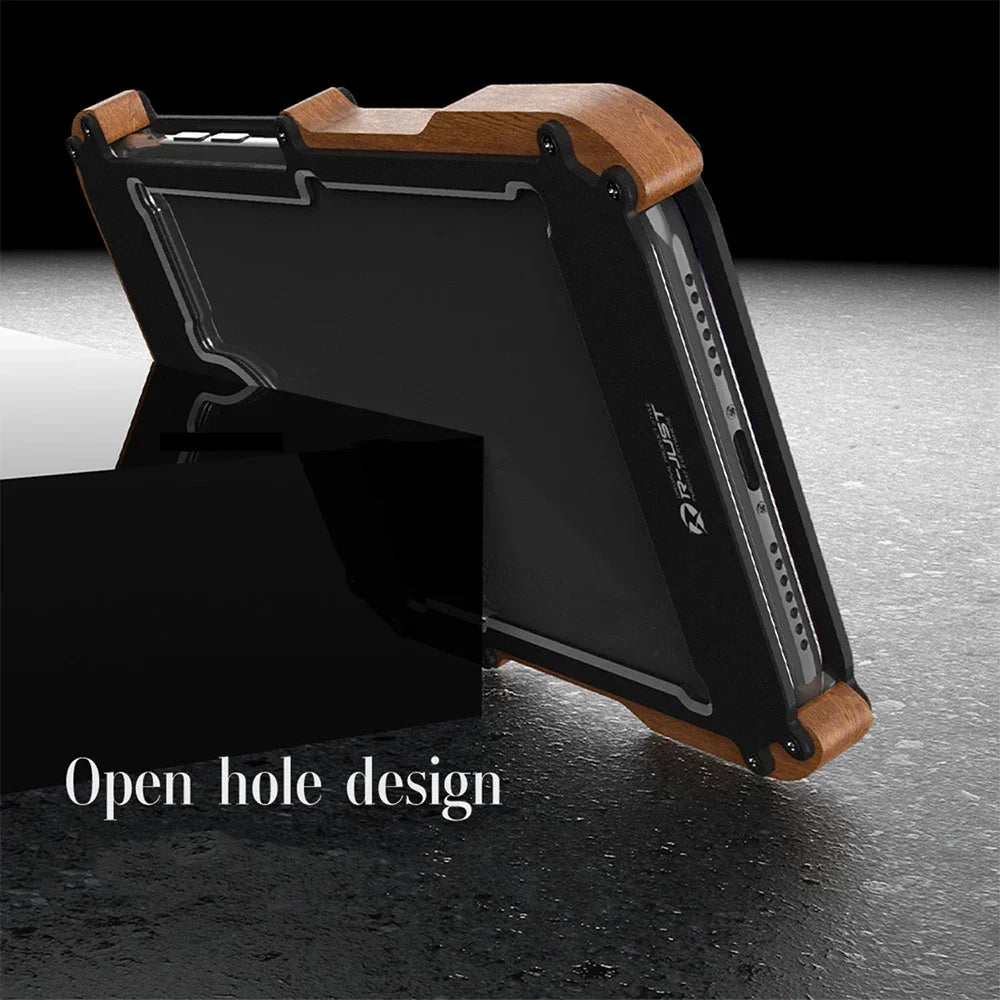 Original R-JUST Metal Frame Case iPhone 16
