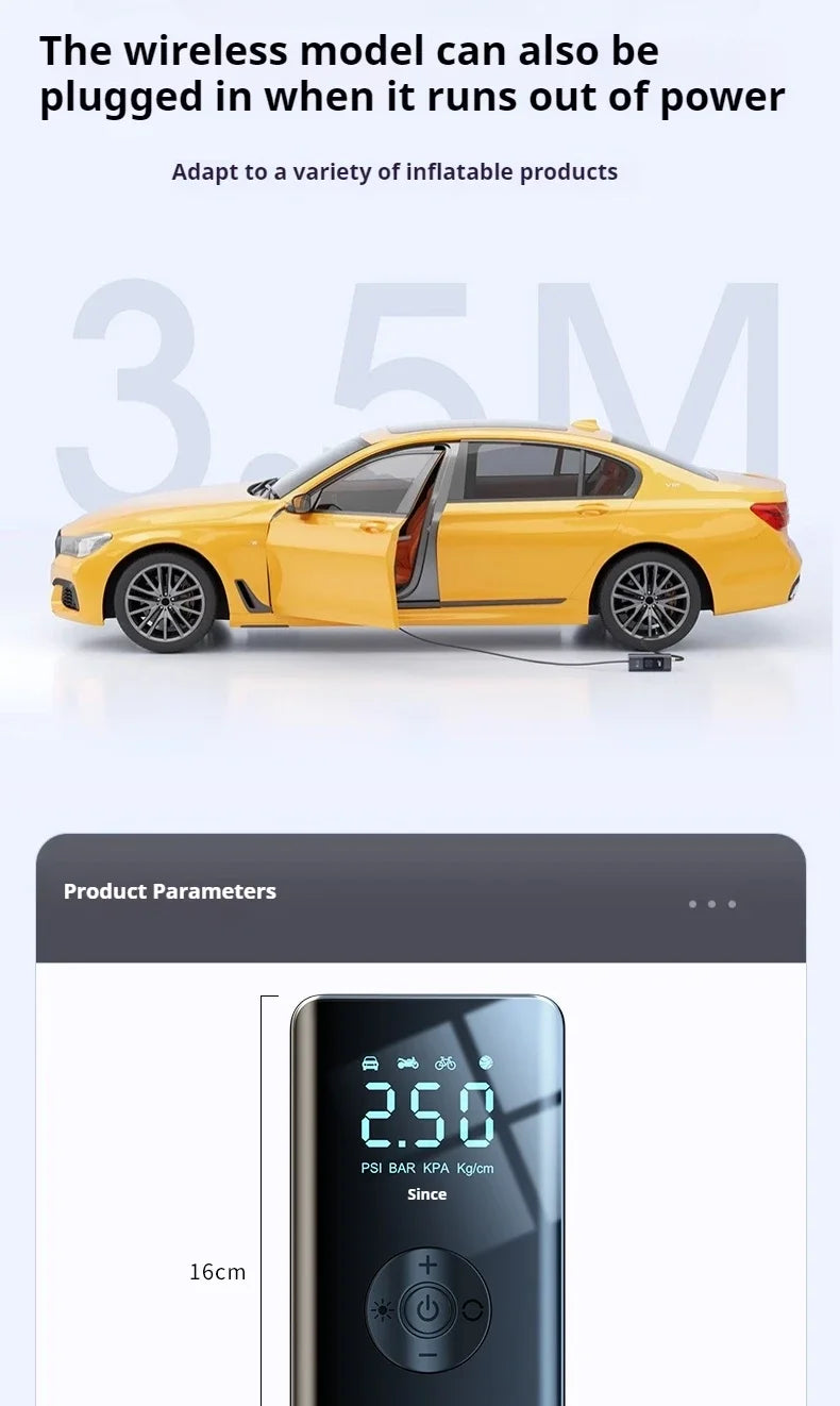 Car Multi-function Air Compressor Jump Starter