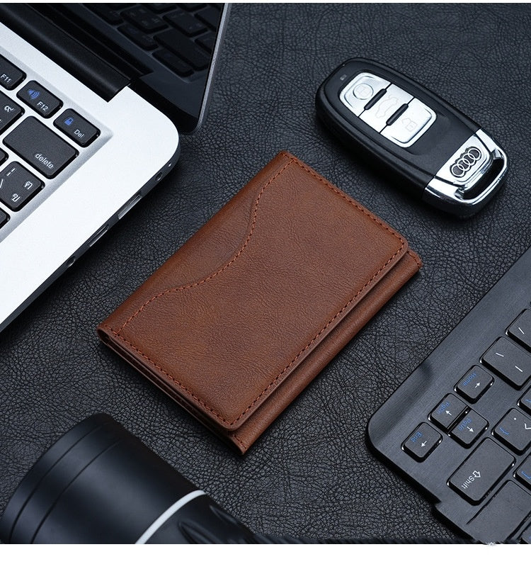 MagSafe Magnetic Card Holder Tri-fold Wallet Card Holder